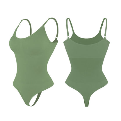 Seamless Waist Sculpting Bodysuit With Tummy Control