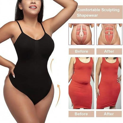 Seamless Waist Sculpting Bodysuit With Tummy Control