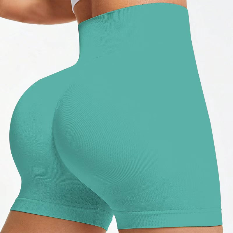 Seamless High-Waist 3/4 Fitness Leggings