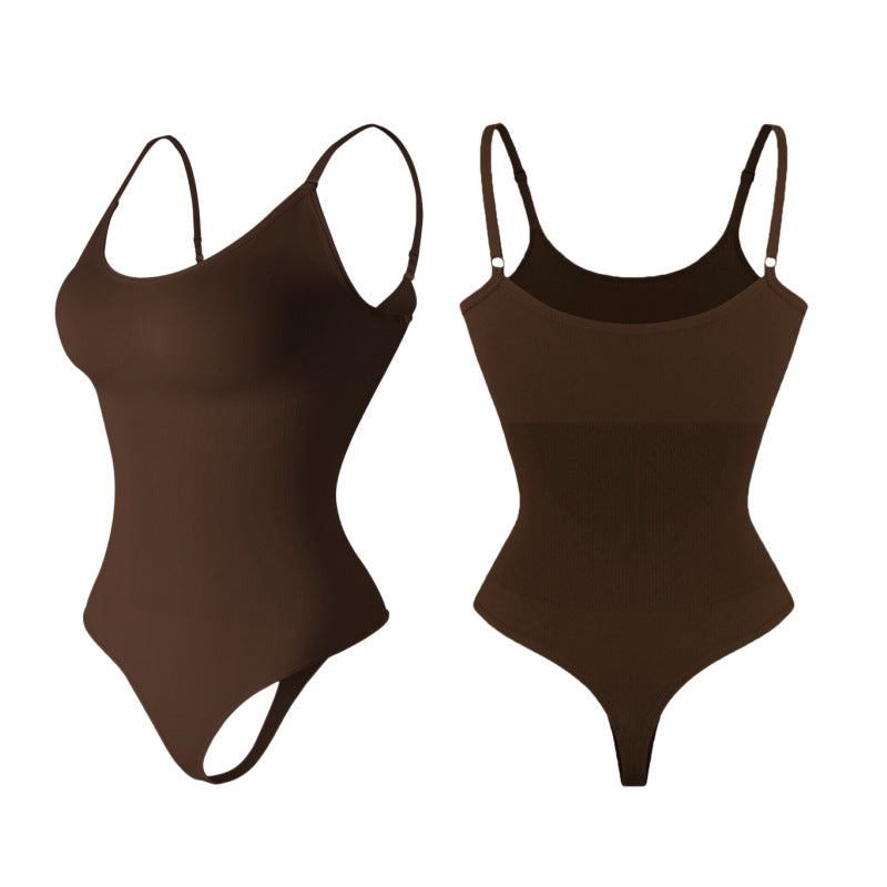 Seamless Waist Sculpting Bodysuit With Tummy Control