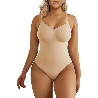 Seamless Waist Sculpting Bodysuit With Tummy Control