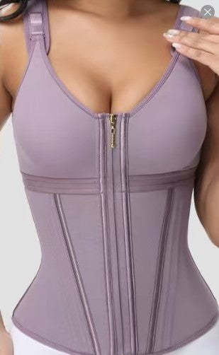 Women's Shaping Vest with Built-In Bra Support