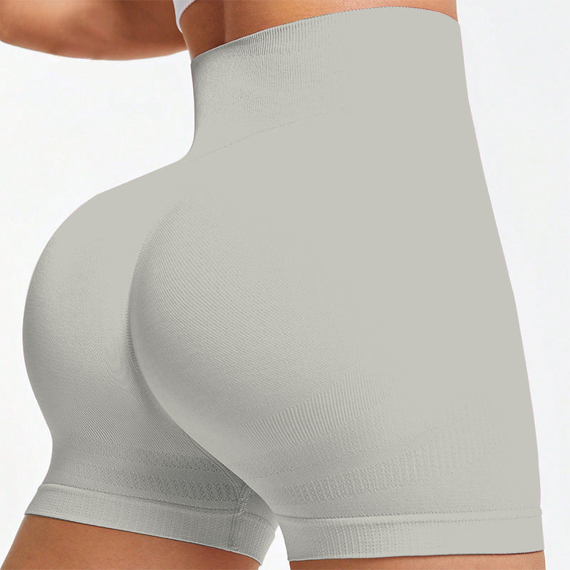 Seamless High-Waist 3/4 Fitness Leggings