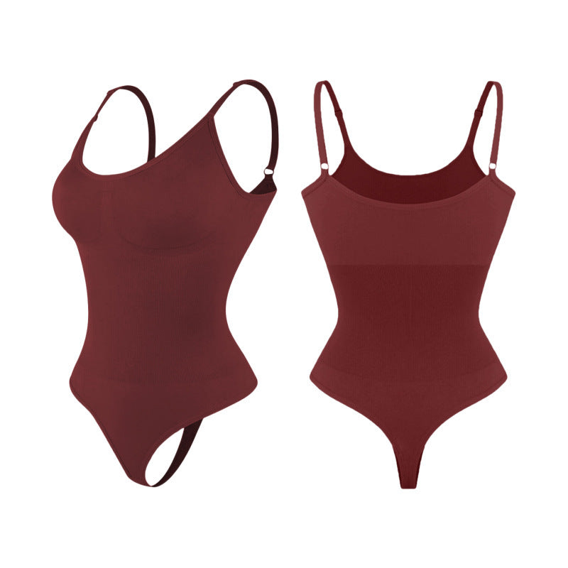 Seamless Waist Sculpting Bodysuit With Tummy Control