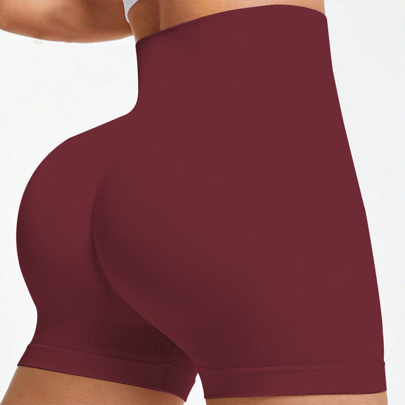 Seamless High-Waist 3/4 Fitness Leggings