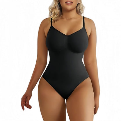Seamless Waist Sculpting Bodysuit With Tummy Control