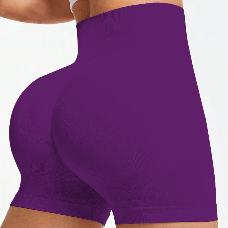 Seamless High-Waist 3/4 Fitness Leggings