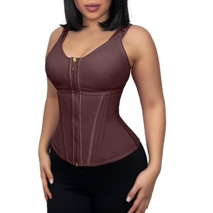 Women's Shaping Vest with Built-In Bra Support