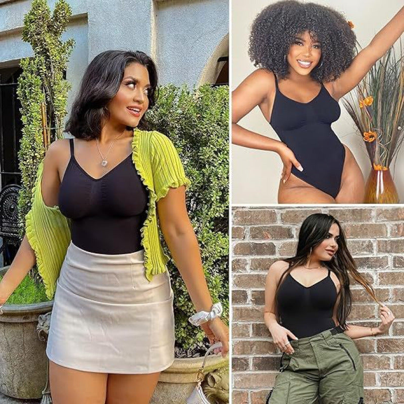 Seamless Waist Sculpting Bodysuit With Tummy Control