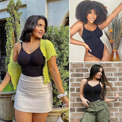 Seamless Waist Sculpting Bodysuit With Tummy Control