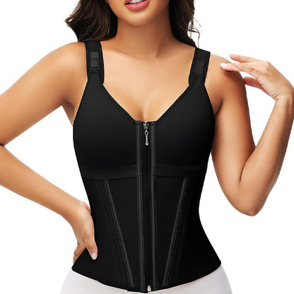 Women's Shaping Vest with Built-In Bra Support