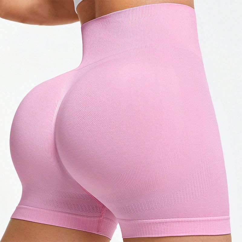 Seamless High-Waist 3/4 Fitness Leggings