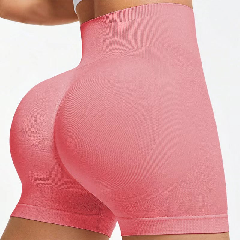 Seamless High-Waist 3/4 Fitness Leggings