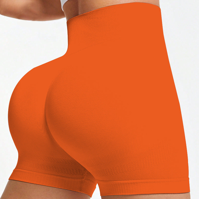 Seamless High-Waist 3/4 Fitness Leggings