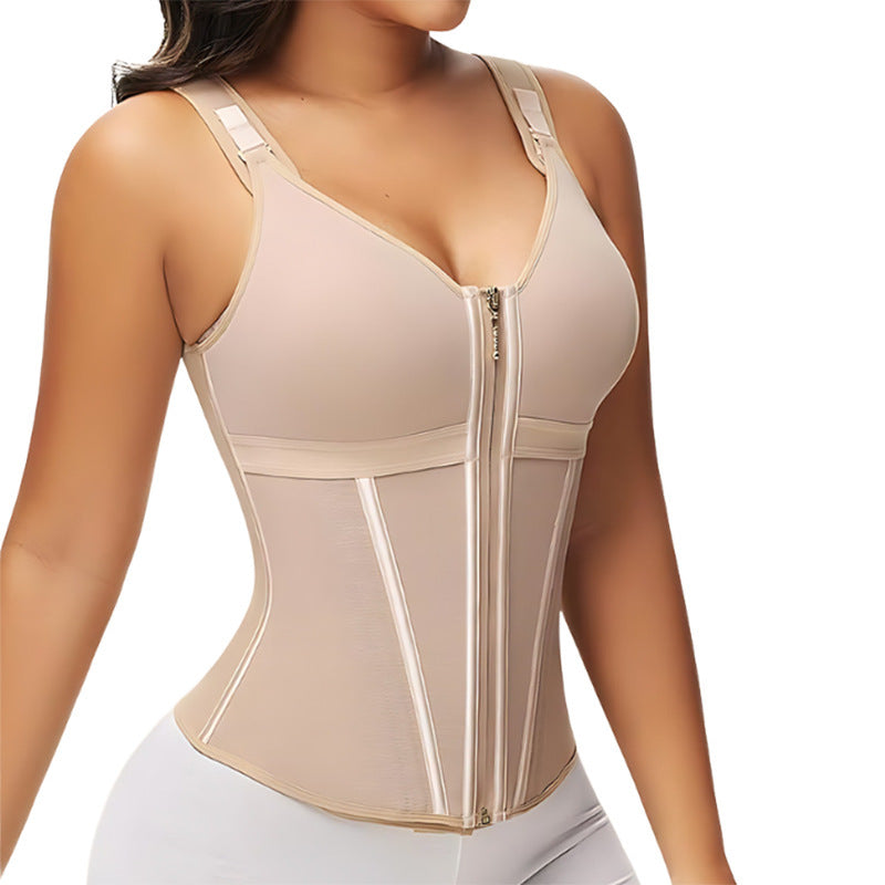 Women's Shaping Vest with Built-In Bra Support