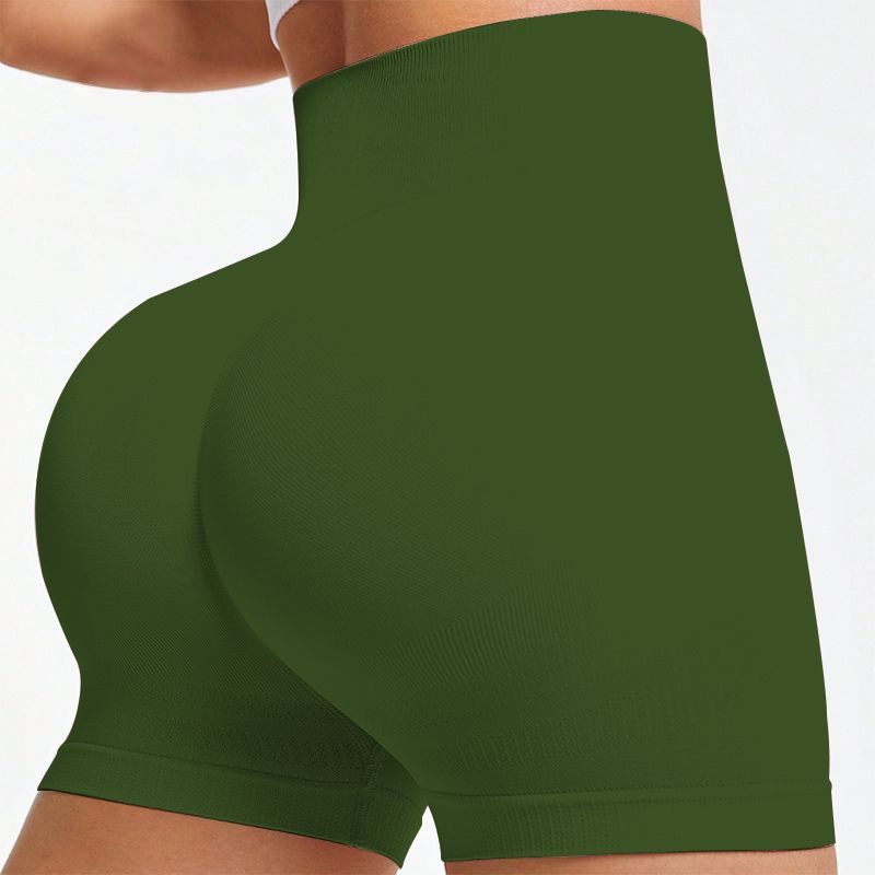Seamless High-Waist 3/4 Fitness Leggings