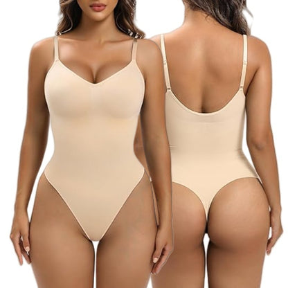 Seamless Waist Sculpting Bodysuit With Tummy Control