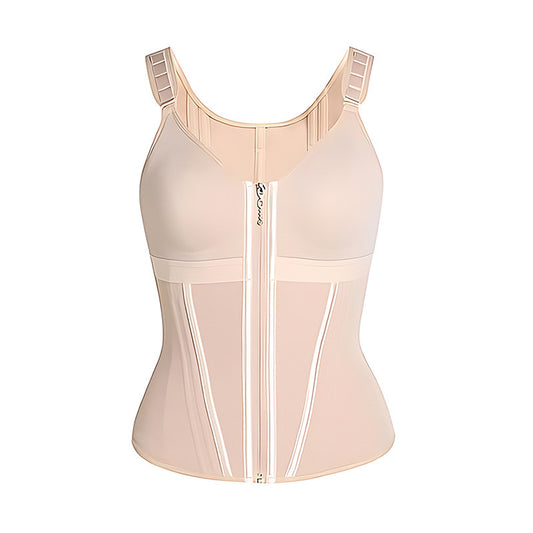 Women's Shaping Vest with Built-In Bra Support
