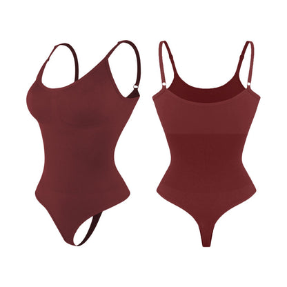 Seamless Waist Sculpting Bodysuit With Tummy Control