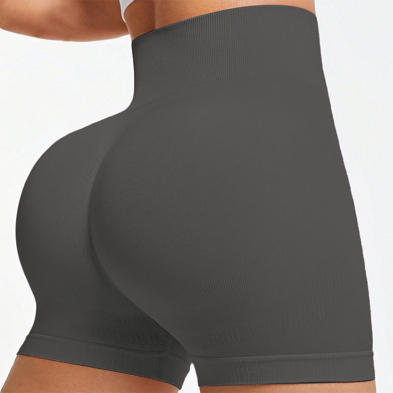 Seamless High-Waist 3/4 Fitness Leggings