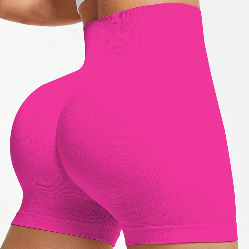 Seamless High-Waist 3/4 Fitness Leggings