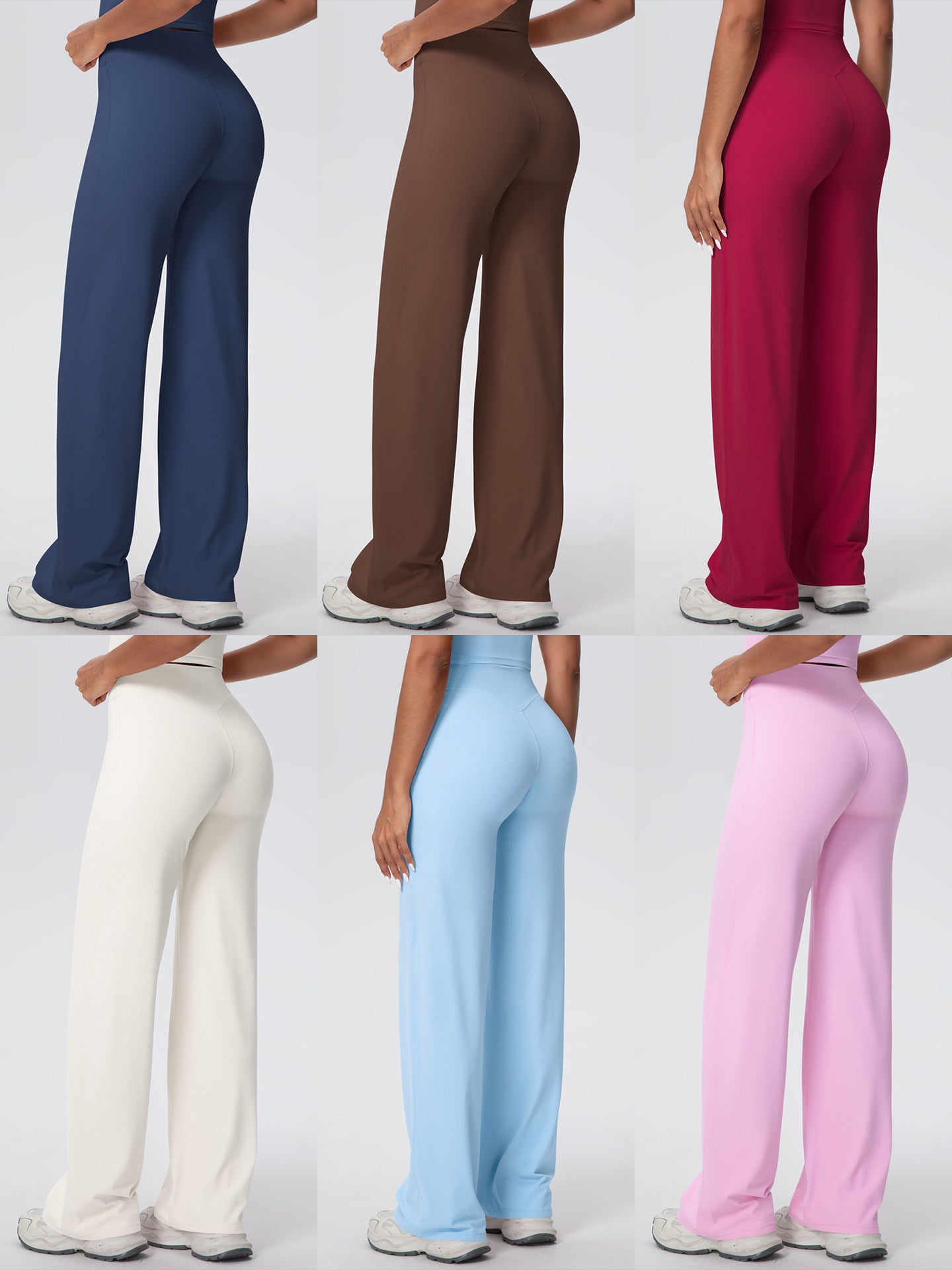 Women’s High Waist Yoga Pants Straight Leg