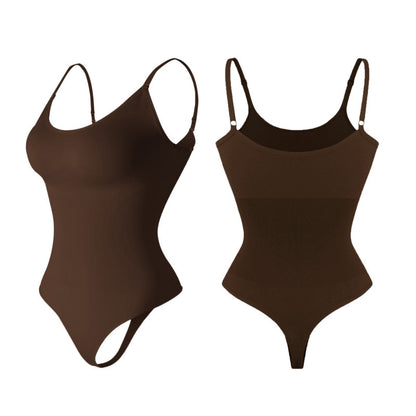 Seamless Waist Sculpting Bodysuit With Tummy Control